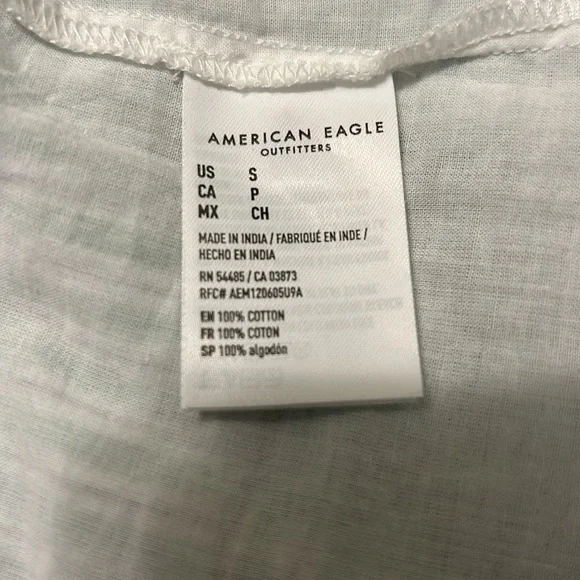 American Eagle: Cotton Top, Lined, Pockets, Size: Small - Picture 10 of 12